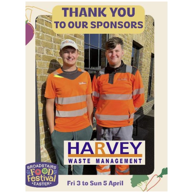 Broadstairs Food Festival Sponsors - Harvey Waste
